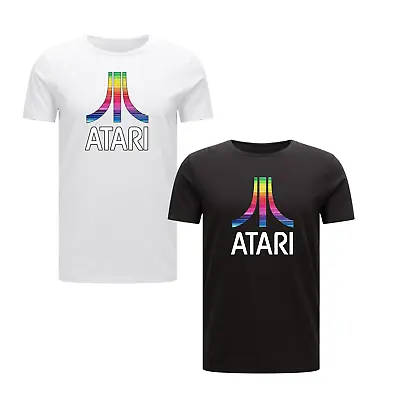 Buy Atari Logo Top Video Game Developers Gaming Fan T-Shirt Men Multi Color Logo • 12.49£