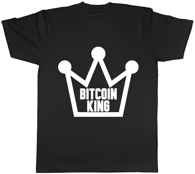 Buy Bitcoin King Mens Womens Ladies Unisex T-Shirt • 8.99£