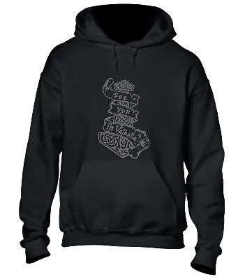 Buy See You In Valhalla Hoody Hoodie Cool Viking Norse Mythology God Thor Odin Top • 16.99£