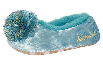 Buy Girls Disney Princess Jasmine Slippers Kids Aladdin Fleece Lined Dress Up Pumps  • 11.95£