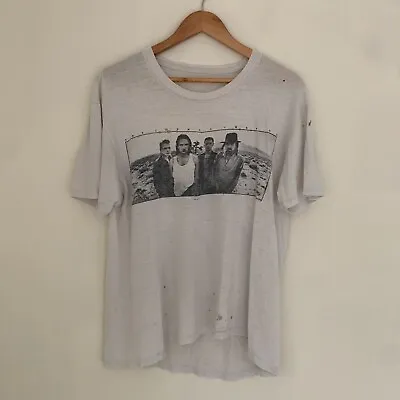 Buy Vintage 1987 U2 'Oliver Tree' T-shirt • 25£