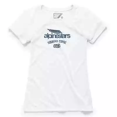 Buy Alpinestars Womens Winged Casual Tee T-Shirt White • 14.99£