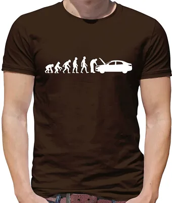 Buy Evolution Of Man Car Mechanic - Mens T-Shirt - Mechanics Cars Tools • 13.95£