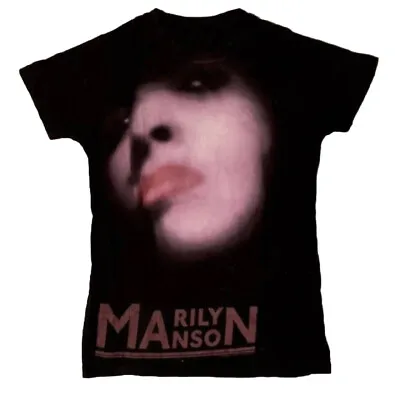 Buy Marilyn Manson T-Shirt Type O Negative Goth Punk Korn White Zombie *LADIES M/L • 9.47£
