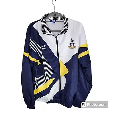 Buy Tottenham Umbro 93-94 Vintage Track Jacket Size L • 93.49£