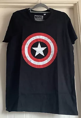 Buy Marvel Captain America Shield T-Shirt - Size Medium • 5£