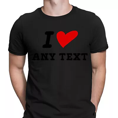 Buy Personalised I Heart Any Text Unisex Mens Womens Oversized T-Shirts Tee Top #6ED • 9.99£