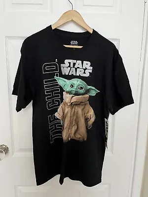 Buy Mandalorian Baby Yoda Grogu T-Shirt L The Child Star Wars Tee Graphic Star Wars • 25£