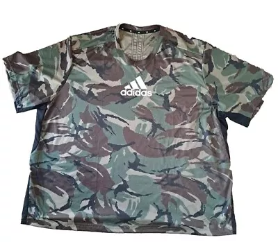 Buy Adidas Mens Camo Tee Shirt 3xl • 10.50£