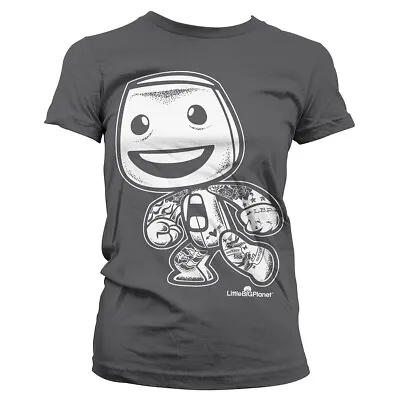Buy Little Big Planet Sackboy Smile Girly Shirt Printed Women Officially Licensed • 30.91£