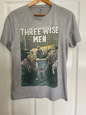 Buy *ONLY FOOLS AND HORSES*  CHRISTMAS Grey Tshirt Top THREE WISE MEN Xmas Trees. M • 3.70£