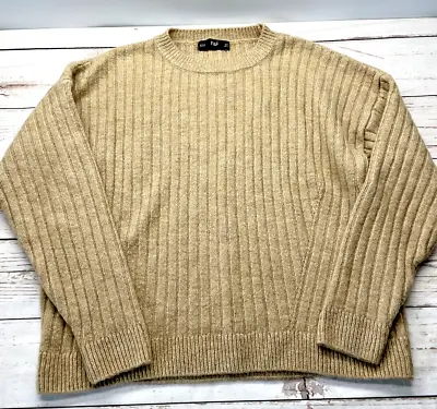 Buy Size 8 Womens Brown Jumper Sweatshirt Knit Cropped Long Sleeve Shelf  • 5.62£