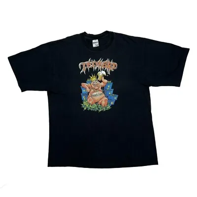 Buy Vintage Jerzees TANKARD “Frankfurt” Graphic Power Heavy Metal Band T-Shirt XL • 59.99£
