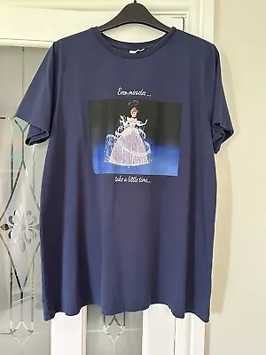 Buy Next Loose For Cinderella Logo T Shirt Uk10 • 4.50£