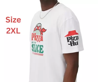 Buy Pizza Hut X Teenage Mutant Ninja Turtles Mens White T-shirt  | Size: XL  Primark • 24.99£