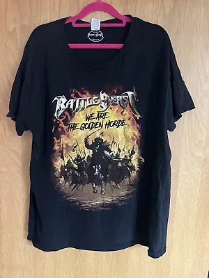 Buy Battle Beast - We Are The Golden Horde T-shirt XL Size Used • 5£