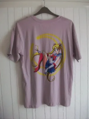 Buy Sailor Moon Cropp Lilac  T Shirt Size L • 5£