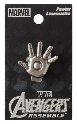 Buy Marvel Avengers Iron Man Open Hand Pewter Pin / Badge • 5.99£