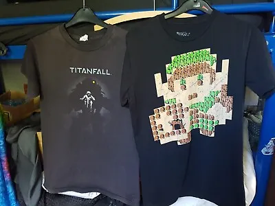 Buy 2 Small T Shirts- The Legend Of Zelda And Titafall From Lootwear • 3£