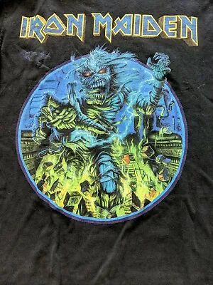 Buy IRON MAIDEN Somewhere Back In Time 2008 World Tour L/SL T Tee Shirt SZ/S • 156.36£
