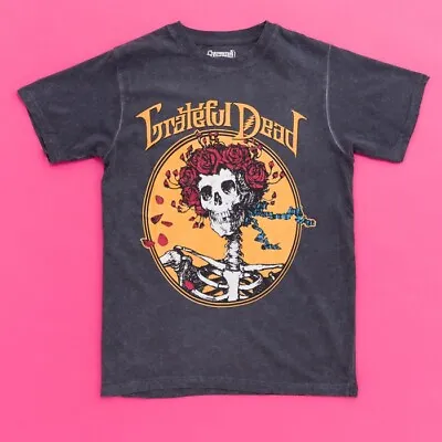 Buy Official Grateful Dead Best Of Cover Mineral Wash Black T-Shirt : S,M,L,XL • 19.99£