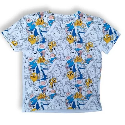 Buy Adventure Time Double Sided T Shirt Size XL Cartoon Network CN • 8.50£