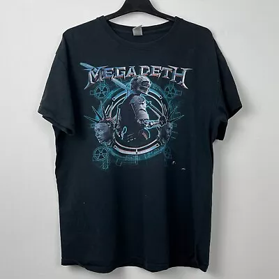 Buy Megadeth Dystopia Tour Rare Band T-Shirt L • 5£