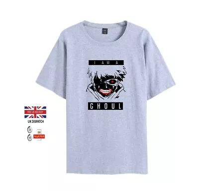 Buy Tokyo Ghoul Ken Kaneki Anime T-shirt (Unisex) Round-neck - United Kingdom • 18.98£