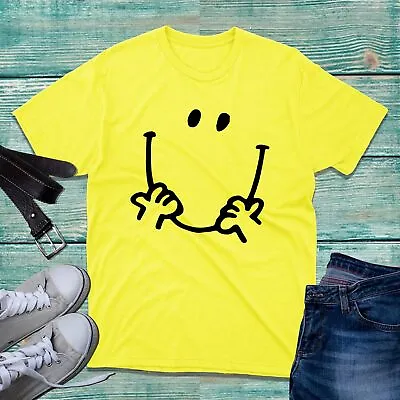 Buy Mr Happy Kids Funny T-shirt World Book Day Smile Face Funny Smiling Costume Top • 11.99£