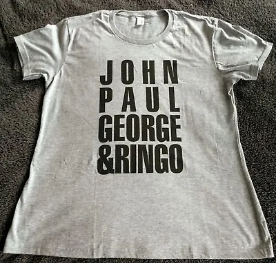 Buy The Beatles T-shirt Size L John Lennon George Harrison Paul McCartney Brand New  • 10£