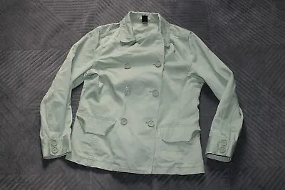 Buy GAP Men's Denim Jacket, Light Grey- Green Mint Colour Smart Denim Jacket Autumn  • 10.90£