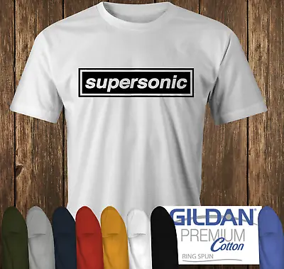 Buy SUPERSONIC OASIS T-shirt Classic Rock Liam & Noel Gallagher Britpop • 11.99£