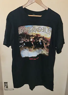 Buy Bathory T Shirt Size XL Blood Fire Death Black Metal Back Print • 17.99£