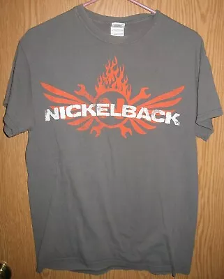 Buy  Nickelback - Here & Now North American 2012 Tour Concert (M) T-Shirt (Gray)  • 28.92£