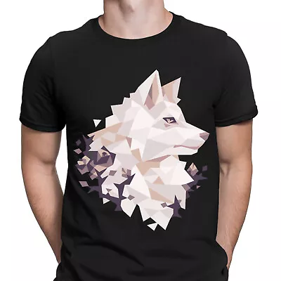 Buy Geometric Wolf Wolves Wildlife Animal Lovers Novelty Mens T-Shirts Tee Top #DNE • 13.49£