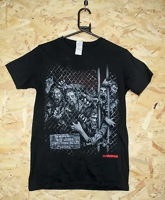 Buy Walking Dead T-Shirt Size S Prison Black AMG Zombies Horror Apocalypse Tee • 20£