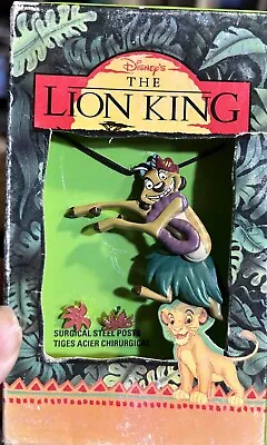 Buy Disney The Lion King Timon Plastic Necklace And Surgical Steel Post Earrings  • 5.79£