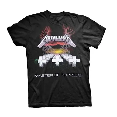 Buy Metallica 'Master Of Puppets Tracks' T Shirt - NEW • 15.99£