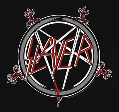 Buy Official Slayer Pentagram Logo Hoodie / Small / Black - New - Free P&P • 25£