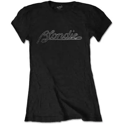 Buy SALE Blondie | Official Ladies T-Shirt | Diamante Logo 40% • 10.96£