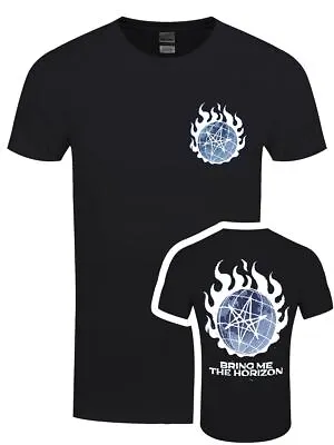 Buy Bring Me The Horizon BMTH T-shirt Globe Men's Black • 16.99£