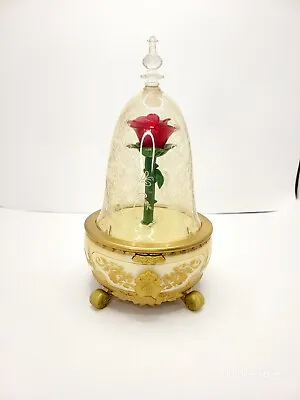 Buy Disney Beauty And The Beast Enchanted Rose Musical Light Up Jewellery Box Toy • 7.99£