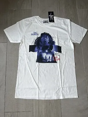 Buy Official The Exorcist Movie Regain White T Shirt Size Small BNWT  • 4.99£