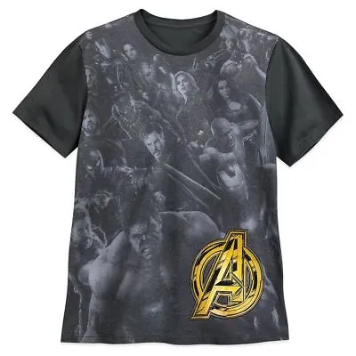 Buy NEW Disney Store Marvel's Avengers: Infinity War Cast T-Shirt For Men S,M,L,XL • 9.53£