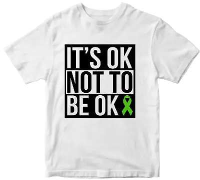 Buy It's Ok Not To Be Ok T-shirt Mental Health Autism Awareness Ribbon Youth Gifts • 7.99£