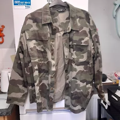 Buy F&F Camouflage Shirt Jacket Size 20 / 22 • 6.50£