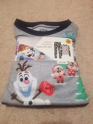 Buy Disney Family Kids Pajamas 2pc Set Size 12 • 4£