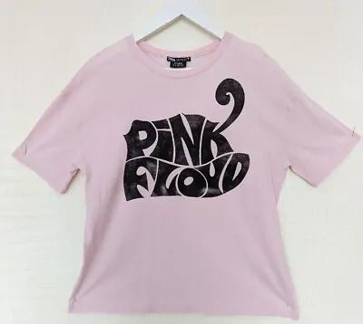 Buy Ladies Pink Floyd Band T Shirt Pink Print Size M/L Cotton  • 15£