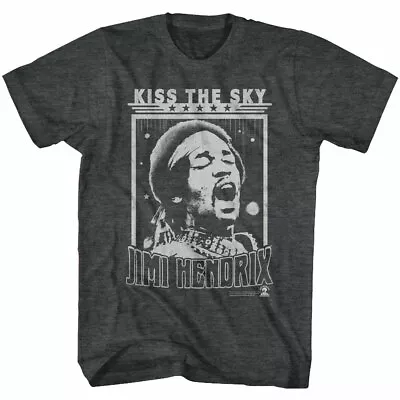 Buy Jimi Hendrix Drawing Kiss The Sky Men's T Shirt Rock Music Merch • 40.37£