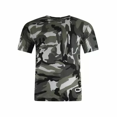 Buy Camo T-shirt Top Short Sleeve Military Army Combat Hunting Camouflage Cotton • 12.40£